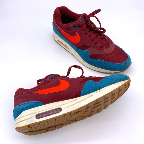 Nike Other - NIKE Men's Air Max 1 Shoes Team Red Orbit Green Abyss in Size 11